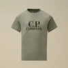U16 katoenen jersey 30/1 T-shirt met korte mouwen en ‘Goggle’-print