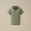 U16 katoenen jersey 30/1 T-shirt met korte mouwen en ‘Goggle’-print