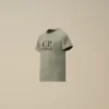 U16 katoenen jersey 30/1 T-shirt met korte mouwen en ‘Goggle’-print