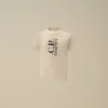 U16 katoenen jersey 30/1 T-shirt met korte mouwen en logo