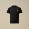 U16 katoenen jersey 30/1 T-shirt met korte mouwen en logo