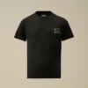U16 katoenen jersey 30/1 T-shirt met korte mouwen en logo