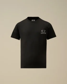 U16 katoenen jersey 30/1 T-shirt met korte mouwen en logo