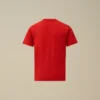 U16 katoenen jersey 30/1 T-shirt met korte mouwen en logo