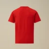 U16 katoenen jersey 30/1 T-shirt met korte mouwen en logo