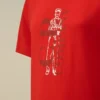 U16 katoenen jersey 30/1 T-shirt met korte mouwen en logo