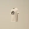 U16 katoenen jersey 30/1 T-shirt met korte mouwen en logolabel