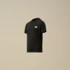 U16 katoenen jersey 30/1 T-shirt met korte mouwen en logopatch