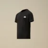 U16 katoenen jersey 30/1 T-shirt met korte mouwen en logopatch