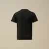 U16 katoenen jersey 30/1 T-shirt met korte mouwen en logopatch