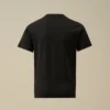 U16 katoenen jersey 30/1 T-shirt met korte mouwen en logopatch