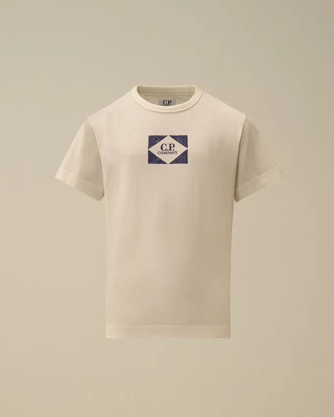 U16 Katoenen jersey 30/1 T-shirt met korte mouwen en print