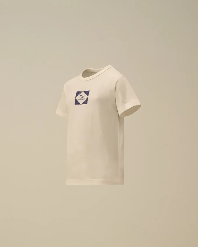 U16 Katoenen jersey 30/1 T-shirt met korte mouwen en print