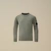 U16 katoenen sweater met ronde hals en Lens-motief