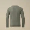U16 katoenen sweater met ronde hals en Lens-motief