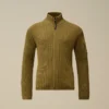 U16 Katoenen vest met rits en Lens-detail