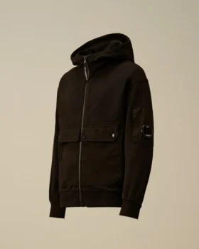 U16 licht fleece gemengd Lens-Sweatshirt met capuchon