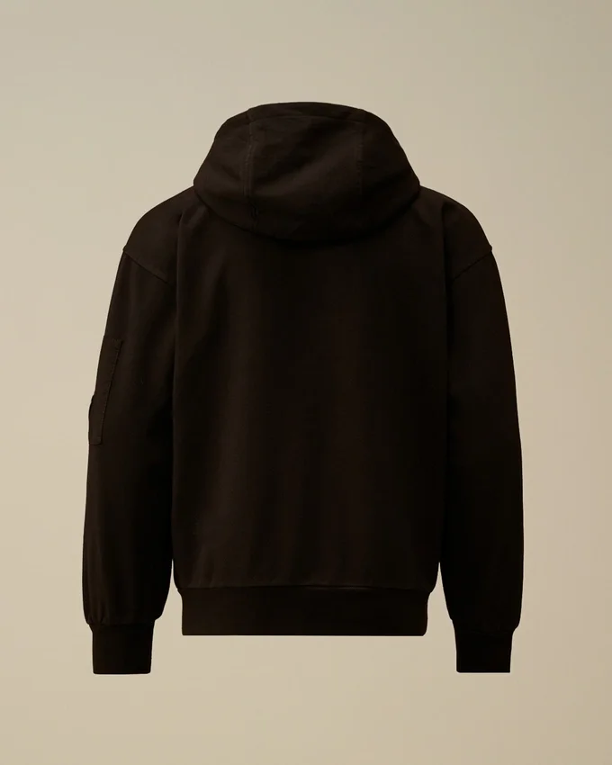 U16 licht fleece gemengd Lens-Sweatshirt met capuchon
