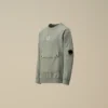 U16 licht fleece gemengd sweatshirt met ronde hals