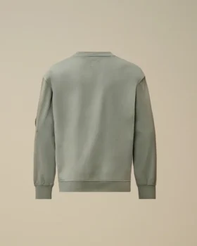 U16 licht fleece gemengd sweatshirt met ronde hals