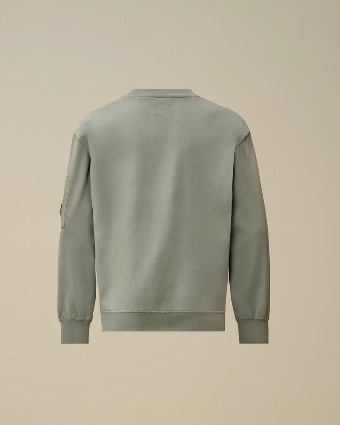 U16 licht fleece gemengd sweatshirt met ronde hals
