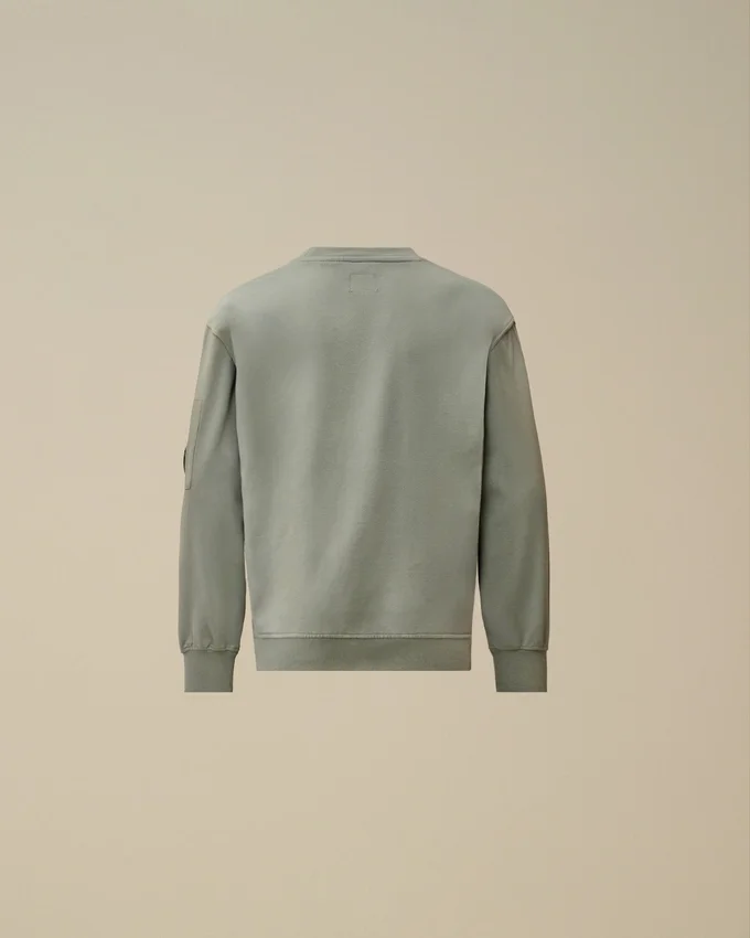 U16 licht fleece gemengd sweatshirt met ronde hals