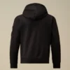 U16 lichtgewicht fleece-Sweatshirt met capuchon en Lens-detail