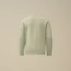 U16 Malfilè fleece sweatshirt met ronde hals en lensmotief