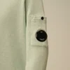 U16 Malfilè fleece sweatshirt met ronde hals en lensmotief