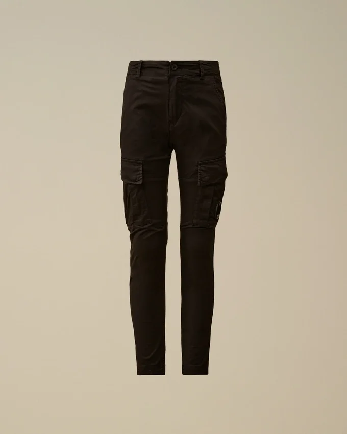 U16 Stretch Gabardine Cargo-broek met Lens-detail