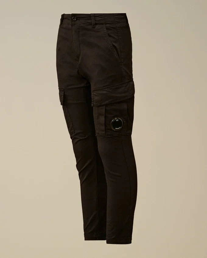 U16 Stretch Gabardine Cargo-broek met Lens-detail