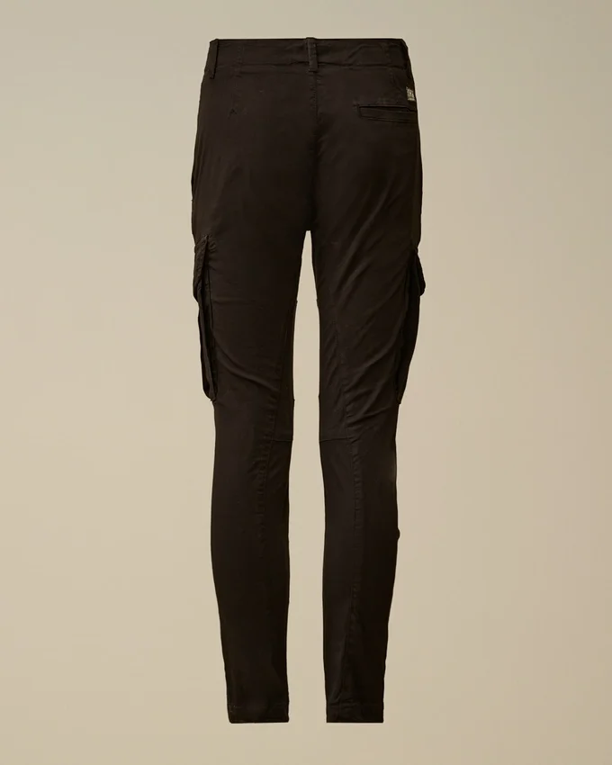 U16 Stretch Gabardine Cargo-broek met Lens-detail