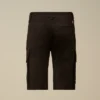 U16 stretch gabardine cargo-lens shorts