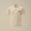 U16 stretch piqué poloshirt met korte mouwen en logo
