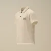 U16 stretch piqué poloshirt met korte mouwen en logo