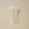 U16 stretch piqué poloshirt met korte mouwen en logo