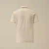 U16 stretch piqué poloshirt met korte mouwen en logo