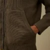 Vest met ritssluiting van katoenmix