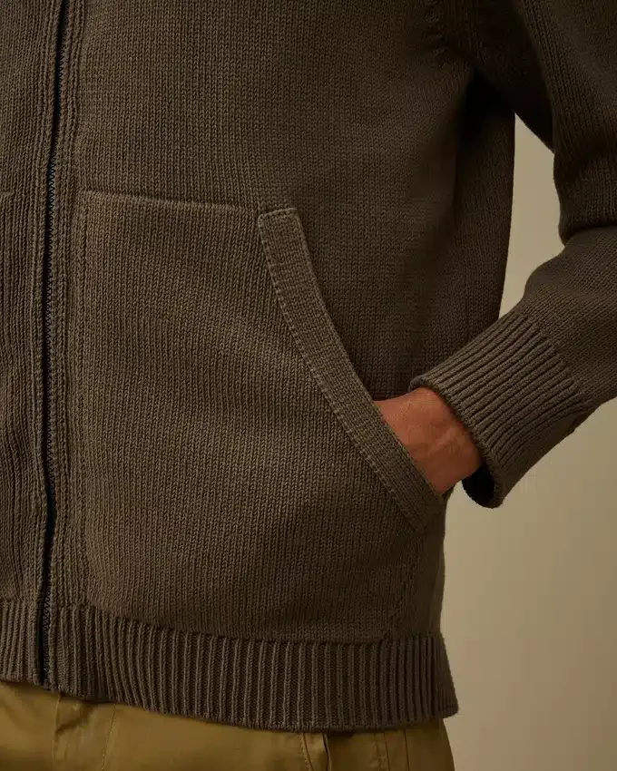 Vest met ritssluiting van katoenmix