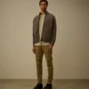 Vest met ritssluiting van katoenmix