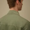 Zwaar Chrome-R-overshirt met rits en Lens-detail