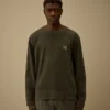 Zwaar jersey sweatshirt met ronde hals