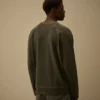Zwaar jersey sweatshirt met ronde hals