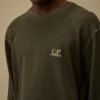 Zwaar jersey sweatshirt met ronde hals