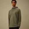 Zwaar piqué-sweatshirt met capuchon