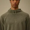 Zwaar piqué-sweatshirt met capuchon