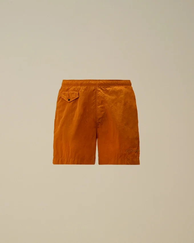 Zwemshort met geborduurd Eco-Chrome-R-logo