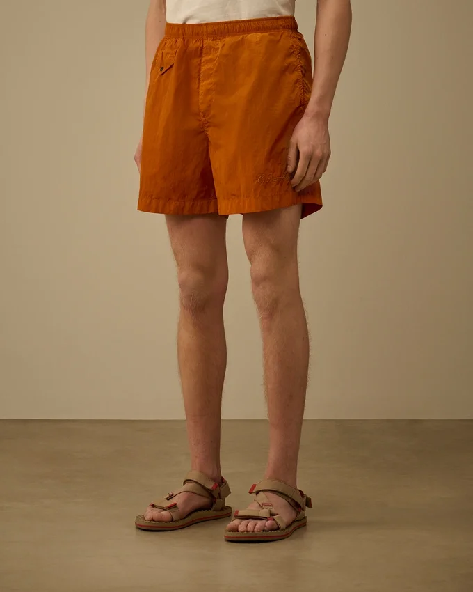 Zwemshort met geborduurd Eco-Chrome-R-logo