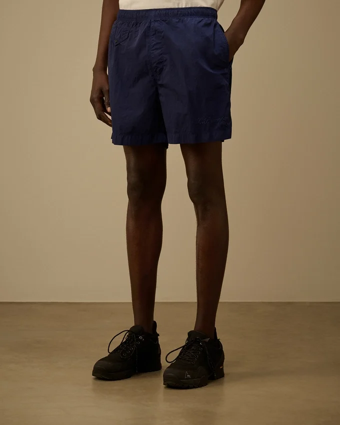 Zwemshort met geborduurd Eco-Chrome-R-logo