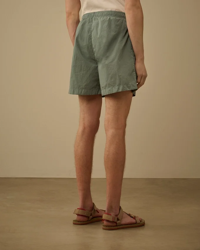 Zwemshort met geborduurd Eco-Chrome-R-logo